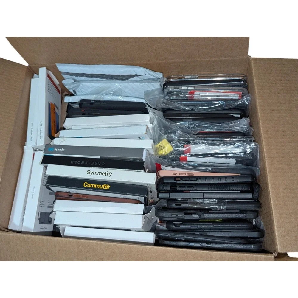 Bulk Lot Over 100 Mixed‎ Phone Cases, OtterBox, Kate Spade, Apple. For Parts